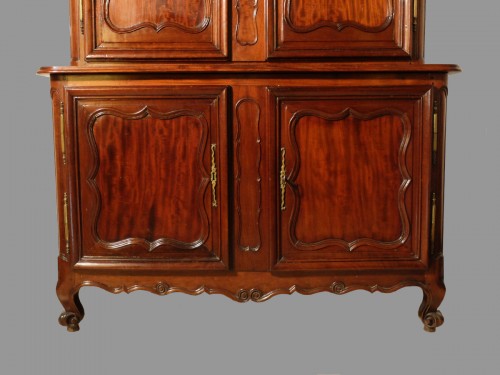 Nantes Buffet In Solid Mahogany, Louis XV Period  - Louis XV