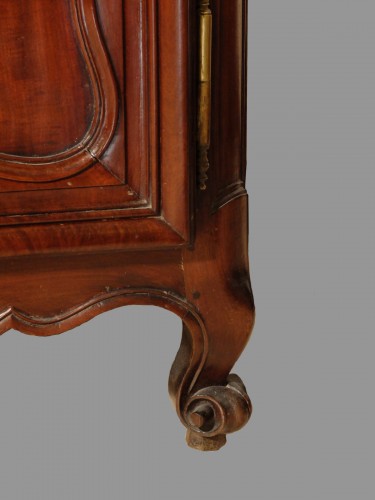 Louis XV - Nantes Buffet In Solid Mahogany, Louis XV Period 