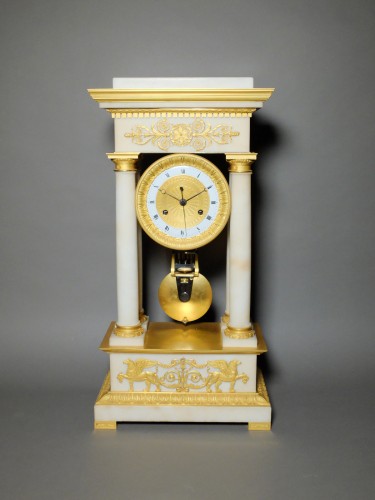 Régulateur empire par Hauchar, élève de Bréguet circa 1810 - Horlogerie Style Empire