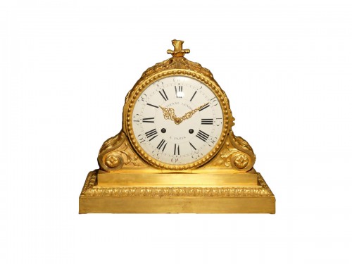 Cardboard Maker&#039;s Clock By Etienne Lenoir, Louis XVI Period 