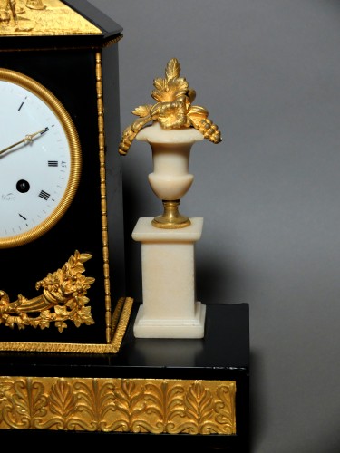 Directoire Clock After “the Slave Trade” By George Morland - 