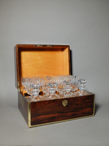 Restoration period liqueur cabaret  - Glass & Crystal Style Restauration - Charles X