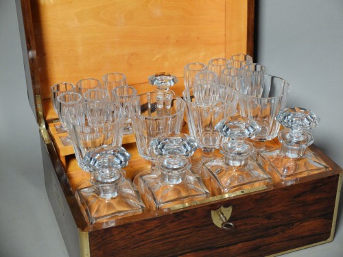 Glass & Crystal  - Restoration period liqueur cabaret 