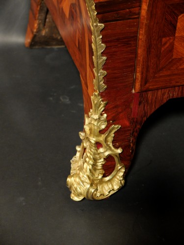 Tomb Chest Of Drawers Stamped By François Fleury, Louis XV Period  - Louis XV