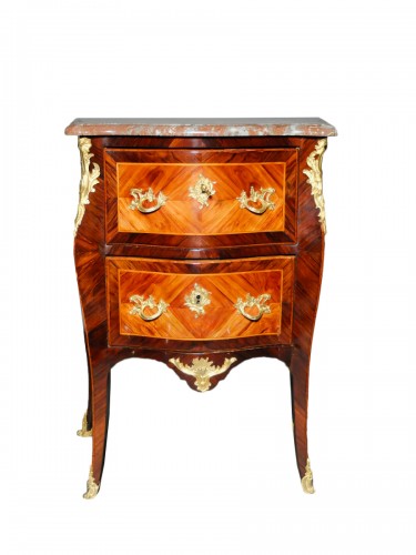 Commode d'entre-deux d'époque Louis XV