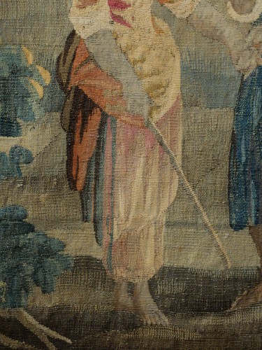 18th century - The fortune teller - Aubusso tapestry of the n 18th century.