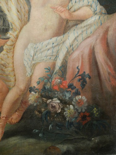 Tableaux et dessins Tableaux XVIIIe siècle - Vénus et l'Amour, école française du XVIIIe siècle