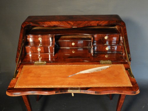Mobilier Bureau et Secrétaire - Bureau de pente d'époque Louis XV