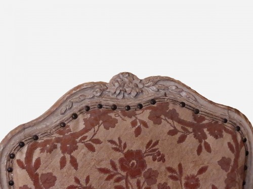 Suite de 4 fauteuils à la reine par Pierre NOGARET, circa 1765 - Antiquités Olivier Alberteau
