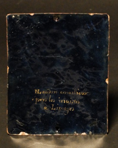 XVIIe siècle - Sainte Thérèse émail XVIIe par Nicolas Laudin