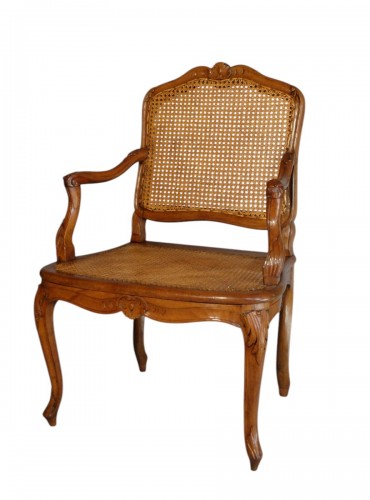 Fauteuil de cabinet ou de bureau estampillé Etienne Meunier