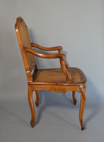 Fauteuil de cabinet ou de bureau estampillé Etienne Meunier - Antiquités Olivier Alberteau
