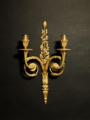 Pair of Louis XVI period wall lights  - Lighting Style Louis XVI