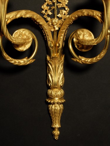 Lighting  - Pair of Louis XVI period wall lights 
