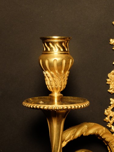 Pair of Louis XVI period wall lights  - Louis XVI