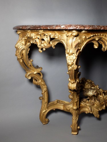 Furniture  - Louis XV period dragon console 