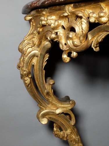 18th century - Louis XV period dragon console 