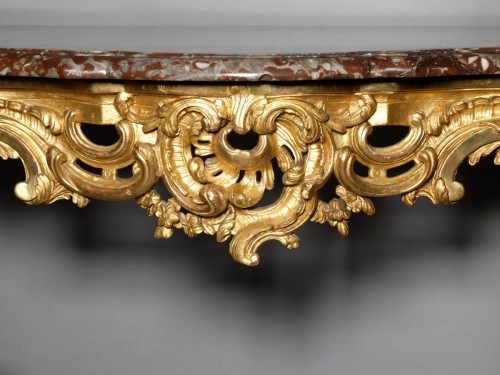 Louis XV - Louis XV period dragon console 