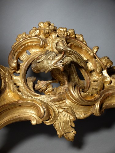 Antiquités - Louis XV period dragon console 