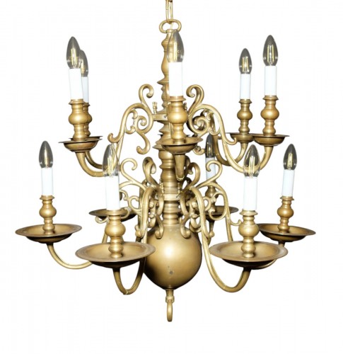 Dutch 12 lights chandelier 