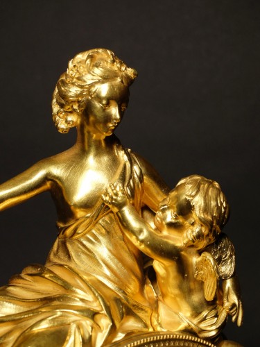 18th century - Love and Friendship, Louis XVI period clock