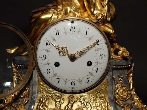 Love and Friendship, Louis XVI period clock - Louis XVI