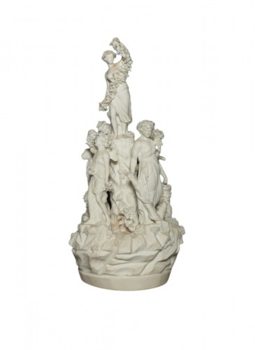 Allegorical Group In Biscuit - Paris, Circa 1800 
