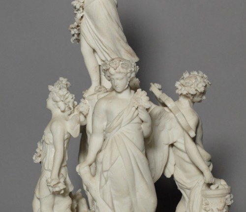 18th century - Allegorical Group In Biscuit - Paris, Circa 1800 