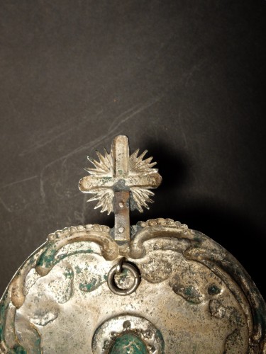 18th century - 18th century font in solid silver 