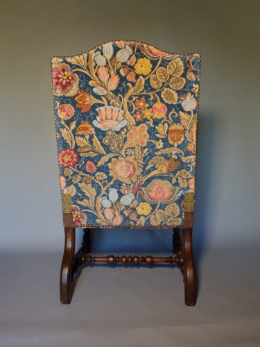 Seating  - Louis XIII period rack and pinion armchair 
