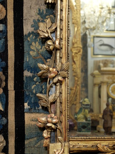 Louis XVI period mirror with glazing beads - 