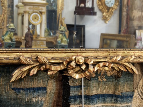 Louis XVI - Louis XVI period mirror with glazing beads