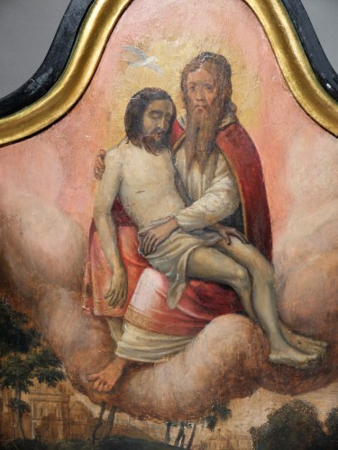 Tableaux et dessins Tableaux XVIe siècle - Triptyque de la Sainte Trinité - Fin du XVIe siècle