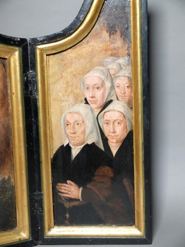 Antiquités - Triptyque de la Sainte Trinité - Fin du XVIe siècle