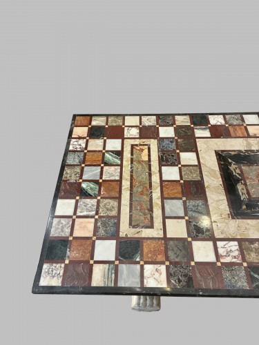 Furniture  - Marbles marquetry table