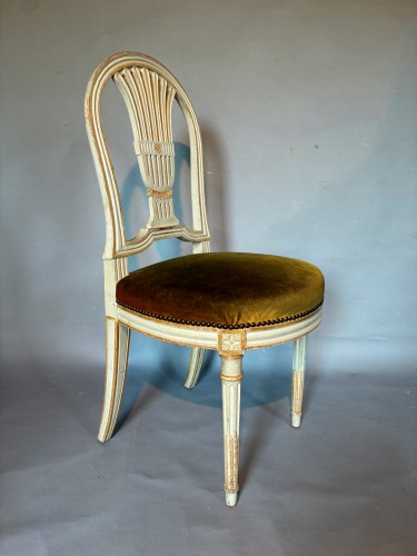 Sièges Chaise - Suite de 6 chaises "à la gerbe" fin 19e siècle