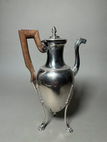 Verseuse empire en argent massif par Sixte-Simon RION - Argenterie et Arts de la table Style Empire