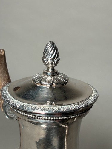 XIXe siècle - Verseuse empire en argent massif par Sixte-Simon RION