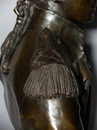 Antiquités - Buste du Marquis de La Fayette par Jean-Antoine Houdon