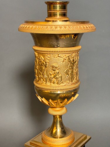 Decorative Objects  - Pair of Empire period cassolettes 