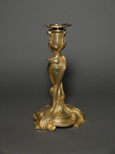 Pair of Rococo candlesticks by Meissonnier - Lighting Style Napoléon III