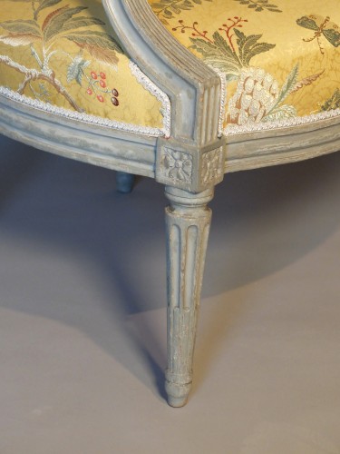 18th century - Pair Of Louis XVI Period Armchairs "à La Reine"