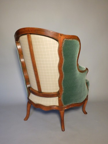 Sièges Fauteuil & Bergère - Bergère à oreilles estampillée Boucault