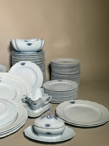 Argenterie et Arts de la table  - Important service de château à couronne de marquis