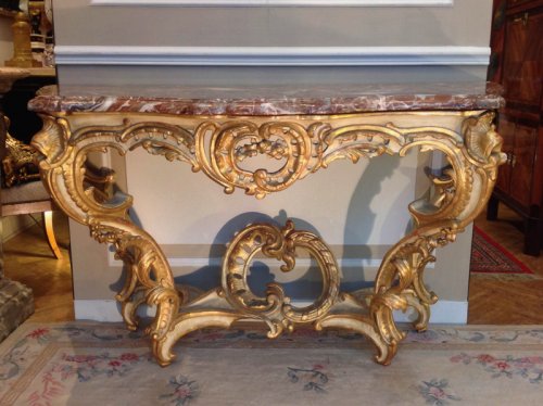 Grande console Louis XV