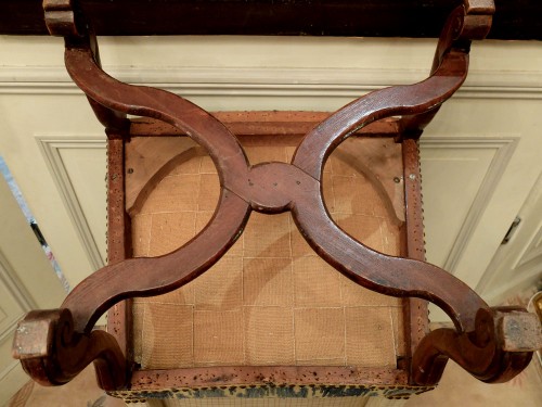 XVIIe siècle - Paire de fauteuils d'époque Louis XIV