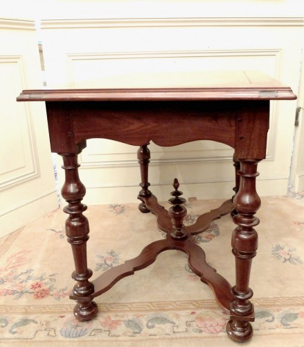 Table de port en acajou - Nantes XVIIIe siècle - Mobilier Style Louis XIV