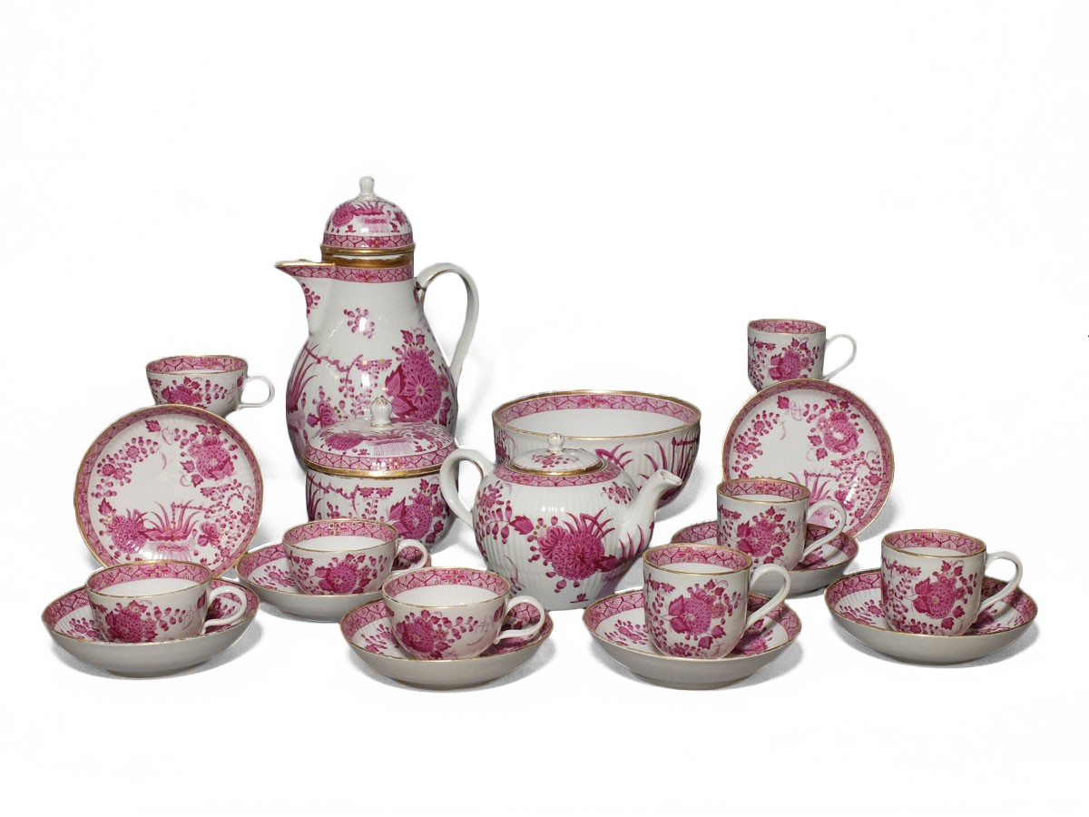 Service à thé et café en porcelaine de Meissen - XIXe siècle - N.76126