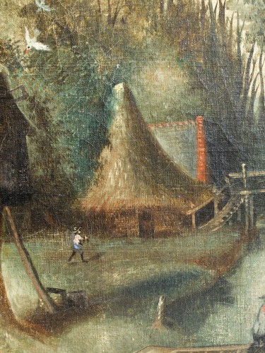 La plantation coloniale - signé Vinck - Antiquités Olivier Alberteau