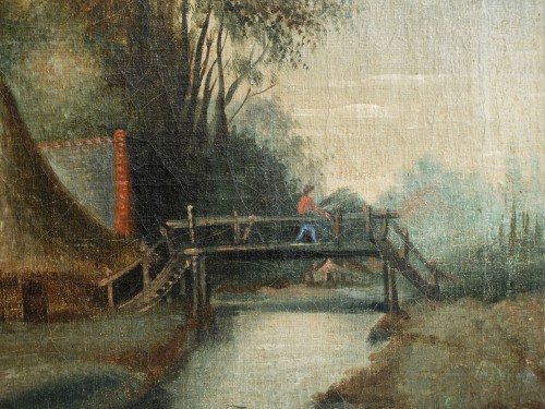 XVIIIe siècle - La plantation coloniale - signé Vinck